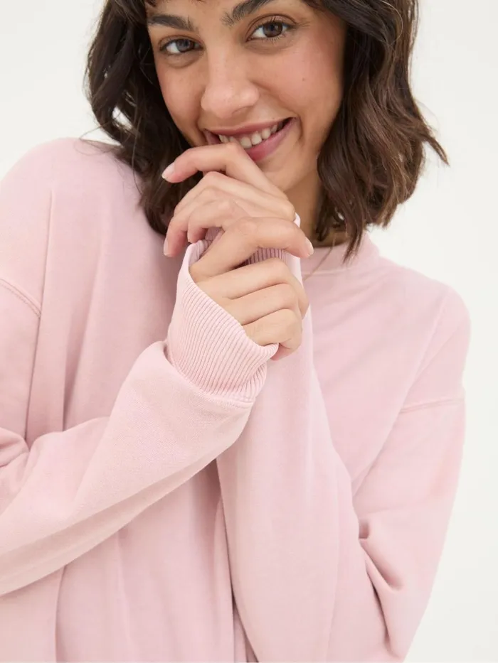 Fat Face Sweatshirts and Hoodies Georgia Pink Crew Sweatshirt 8211 Women