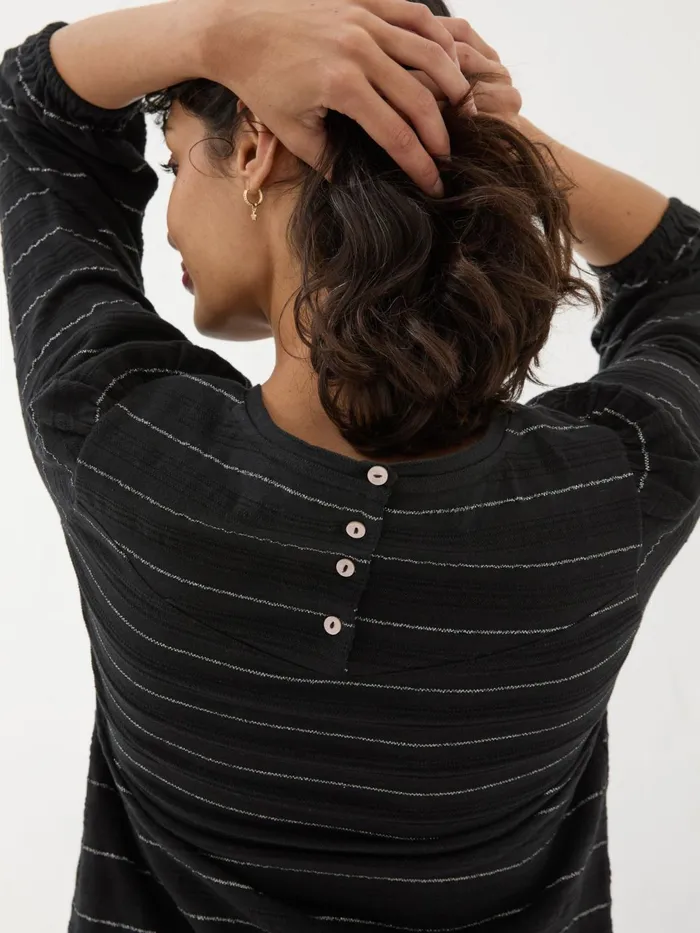 Fat Face Tops and TShirts Penny Black Stripe Top 8211 Women Fat Face Tops and TShirts Penny Black Stripe Top 8211 Women