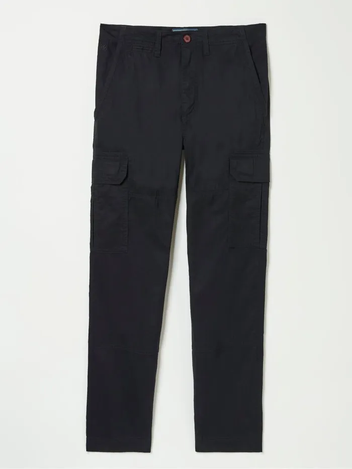 Fat Face Trousers and Chinos Bude Washed Black Cargo Trousers 8211 Men