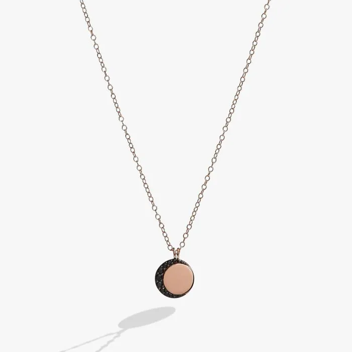 Fine Jewelry Women Alex And Ani Crescent Moon Pendant Necklace Sterling Silver