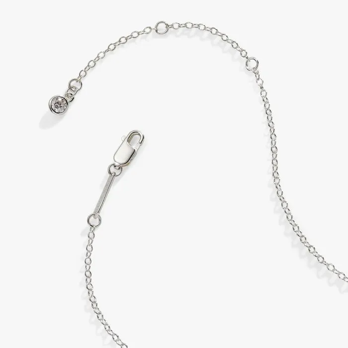 Fine Jewelry Women Alex And Ani Crescent Moon Pendant Necklace Sterling Silver