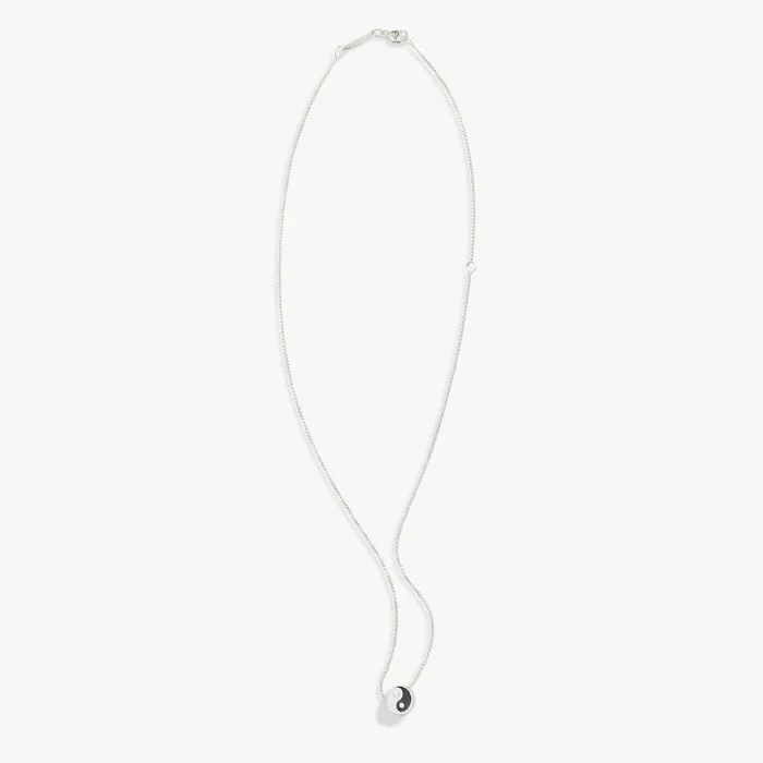 Fine Jewelry Women Alex And Ani Yin Yang Charm Necklace Sterling Silver