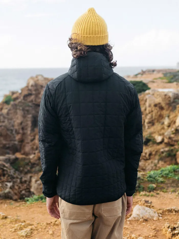 Finisterre Jackets and Coats Men Firecrest Hooded Jacket Black
