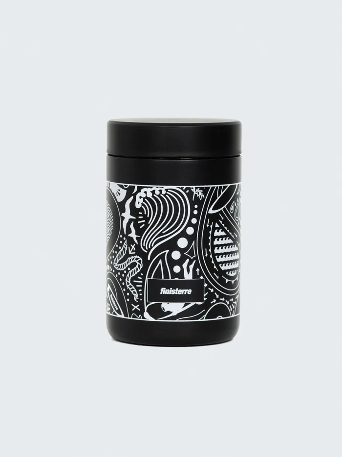 Finisterre Outdoor Accessories MenWomen MiiR Food Flask 24oz Black Paisley
