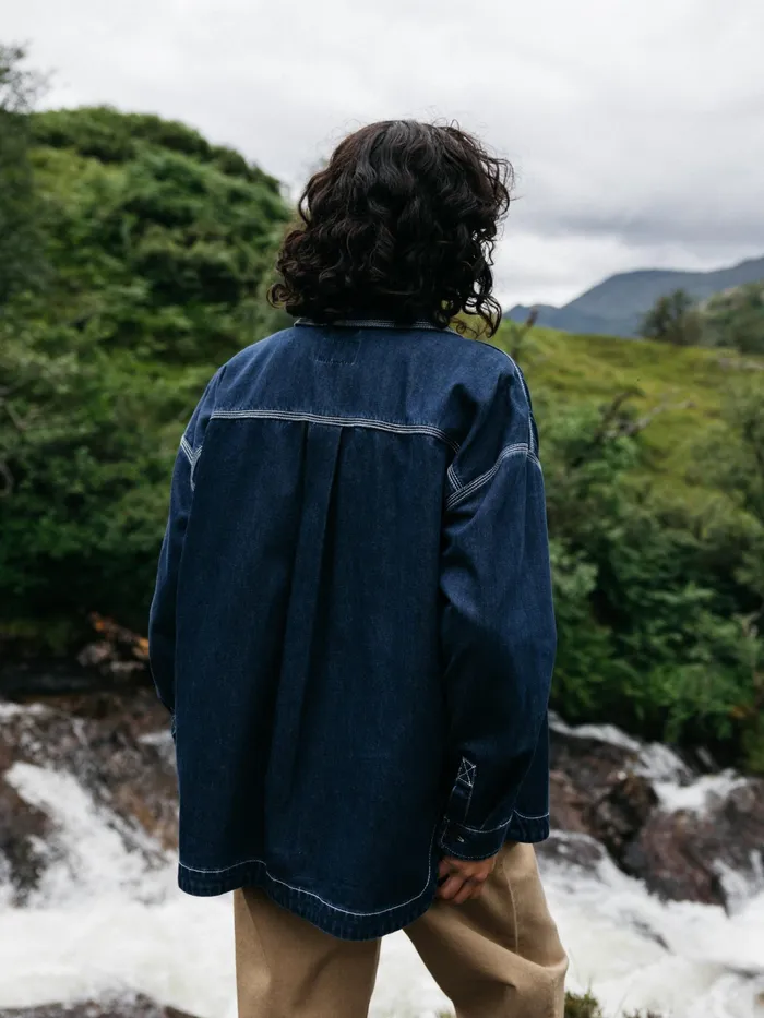 Finisterre Tops and TShirts Women Gwavas Denim Overshirt Denim