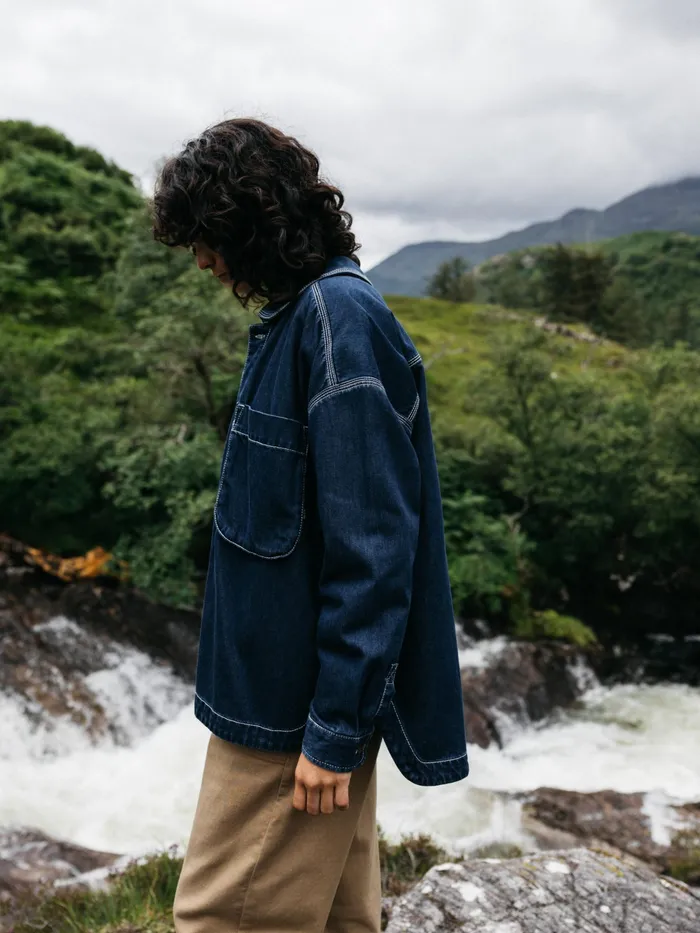 Finisterre Tops and TShirts Women Gwavas Denim Overshirt Denim
