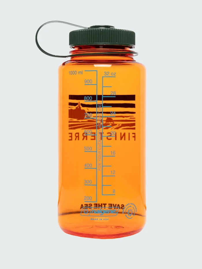 Finisterre Water Bottles MenWomen Nalgene Sustain 1L Wide Mouth Bottle Harvest Gold