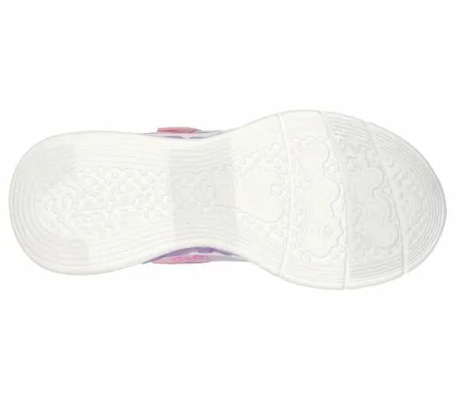 Flutter Heart Lights 8211 Simply Love Pink Multi Kids SKECHERS Big Kids UK Sizes 36