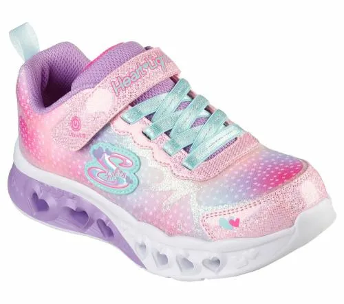 Flutter Heart Lights 8211 Simply Love Pink Multi Kids SKECHERS Big Kids UK Sizes 36