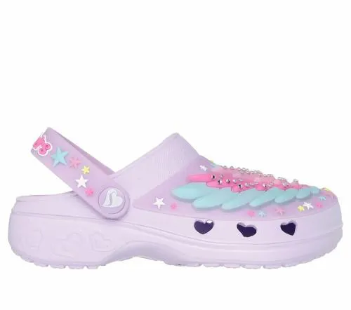Foamies Sweetheart 8211 Wing Stars Lavender Multi Kids SKECHERS Kids UK Sizes 9525