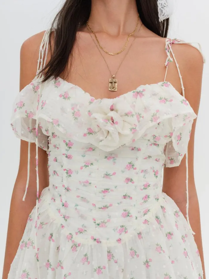 For Love and Lemons Dresses Amelia Mini Dress White 8211 Women