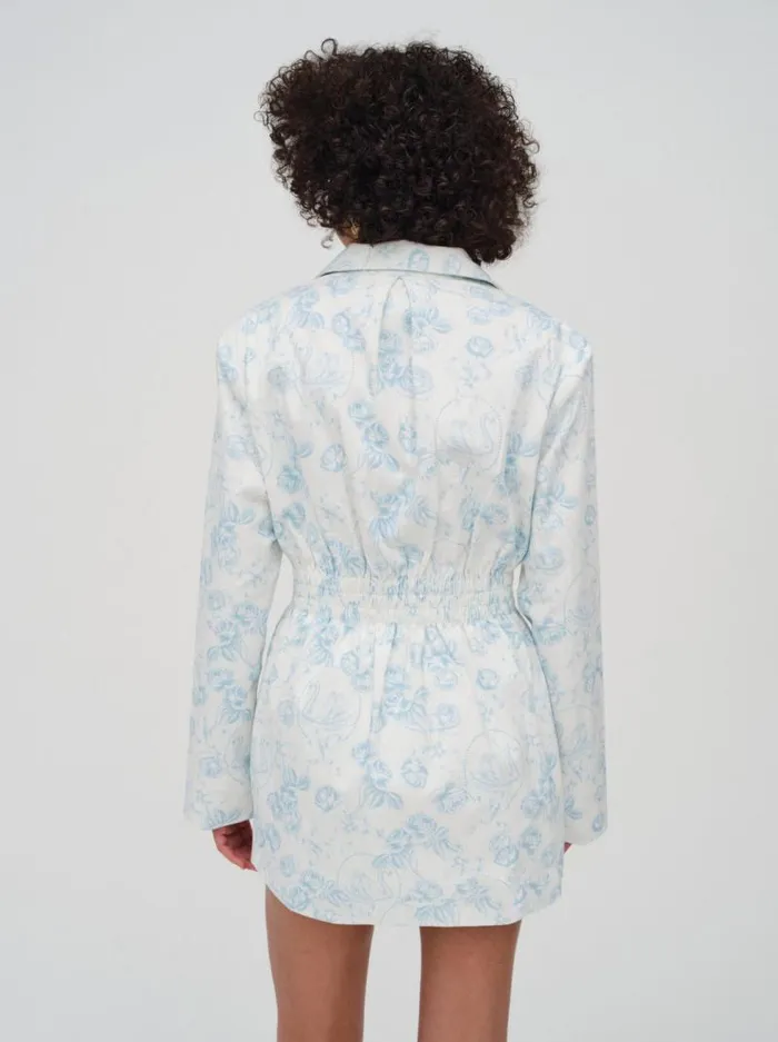 For Love and Lemons Dresses Chantal Blazer Dress Blue 8211 Women For Love and Lemons Dresses Chantal Blazer Dress Blue 8211 Women