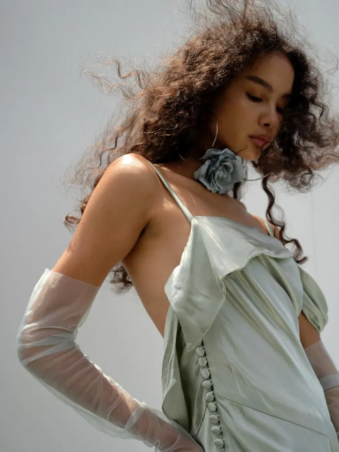 For Love and Lemons Dresses Jewel Maxi Dress Sage 8211 Women