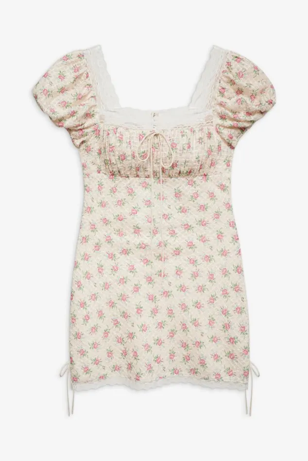 For Love and Lemons Dresses Maxine Mini Dress Ivory 8211 Women