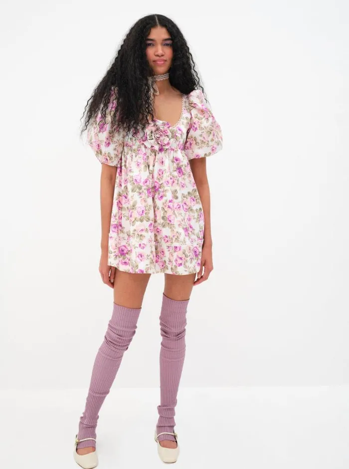 For Love and Lemons Dresses Milani Mini Dress White 8211 Women