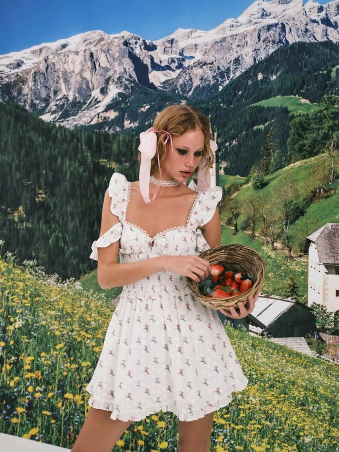 For Love and Lemons Dresses Palmero Mini Dress White 8211 Women For Love and Lemons Dresses Palmero Mini Dress White 8211 Women