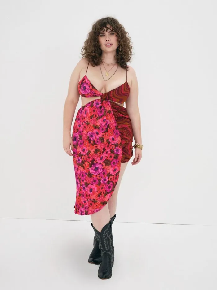 For Love and Lemons Dresses Rita Midi Dress Red 8211 Women For Love and Lemons Dresses Rita Midi Dress Red 8211 Women