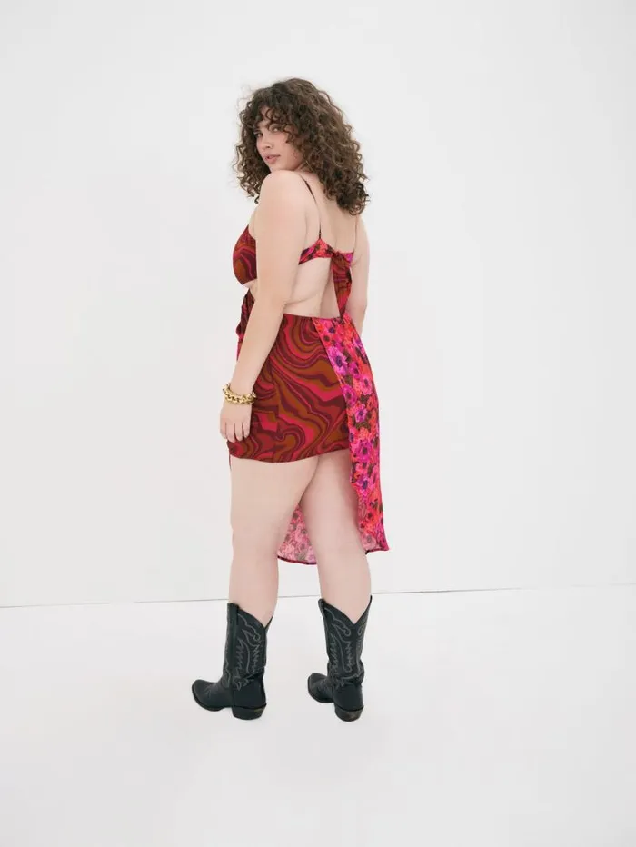 For Love and Lemons Dresses Rita Midi Dress Red 8211 Women For Love and Lemons Dresses Rita Midi Dress Red 8211 Women