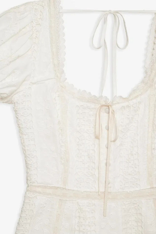 For Love and Lemons Dresses Tracy Mini Dress White 8211 Women