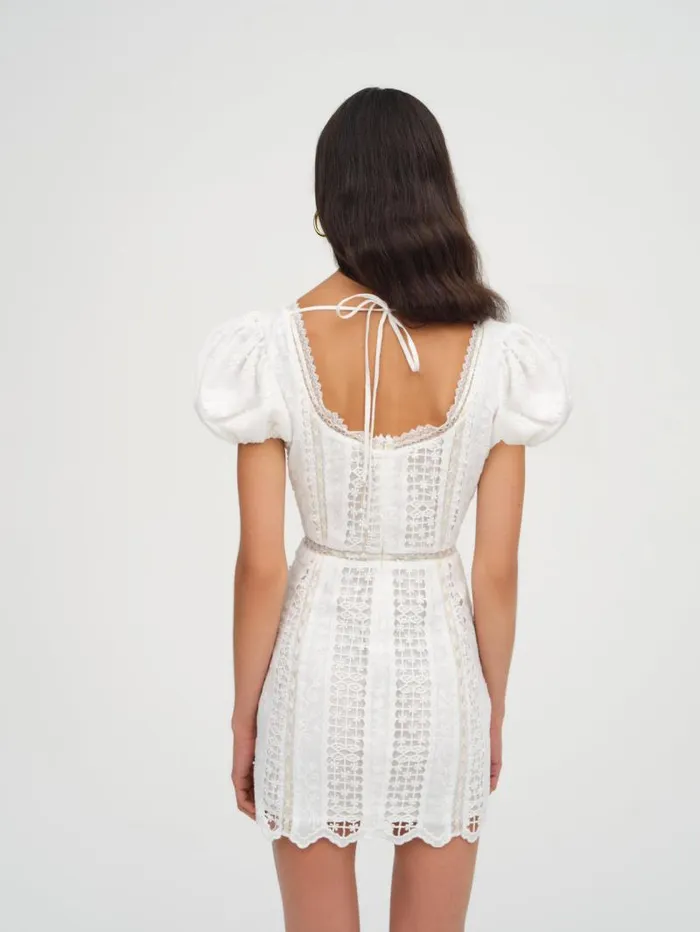 For Love and Lemons Dresses Tracy Mini Dress White 8211 Women
