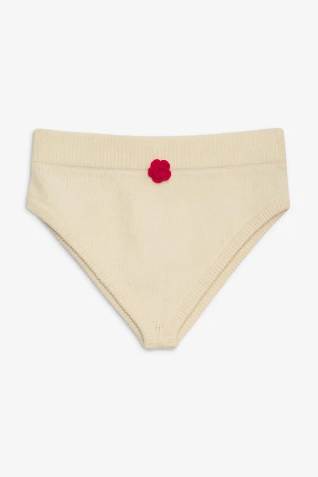 For Love and Lemons Knitwear Ellie Knit Panty White 8211 Women