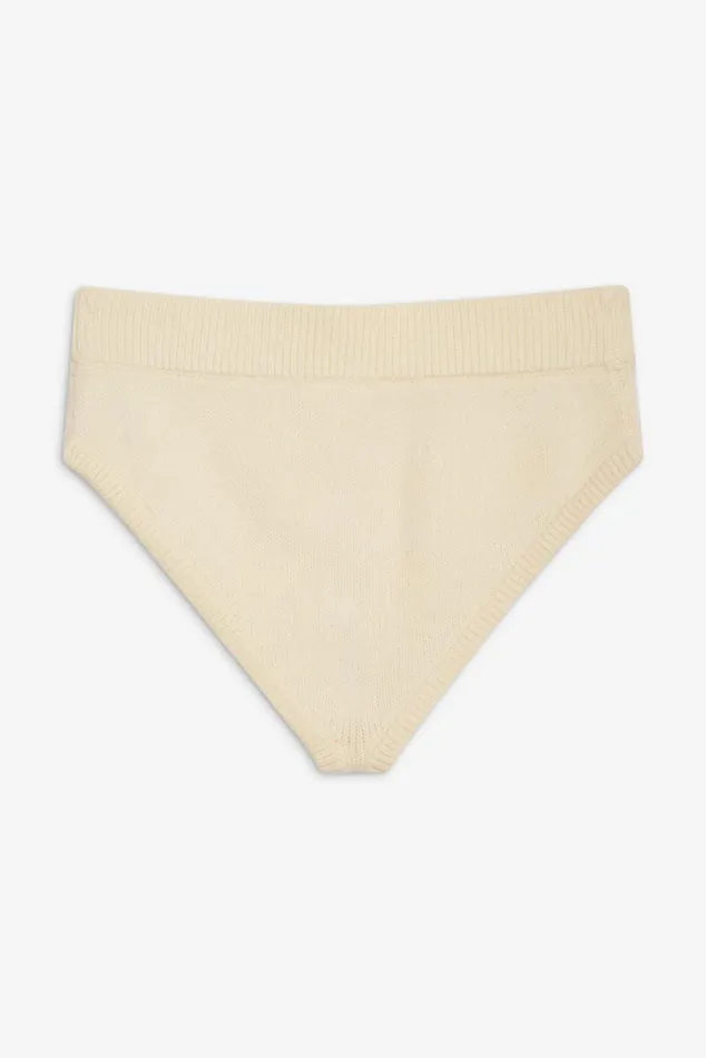 For Love and Lemons Knitwear Ellie Knit Panty White 8211 Women