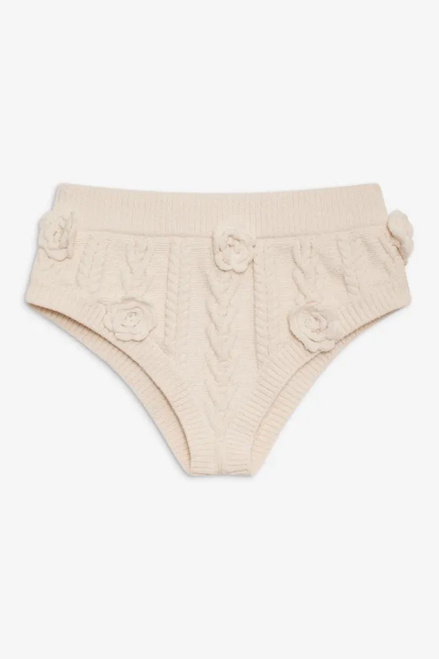 For Love and Lemons Knitwear Mel Knit Panty White 8211 Women