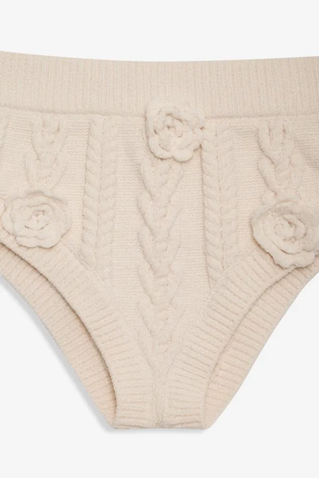 For Love and Lemons Knitwear Mel Knit Panty White 8211 Women
