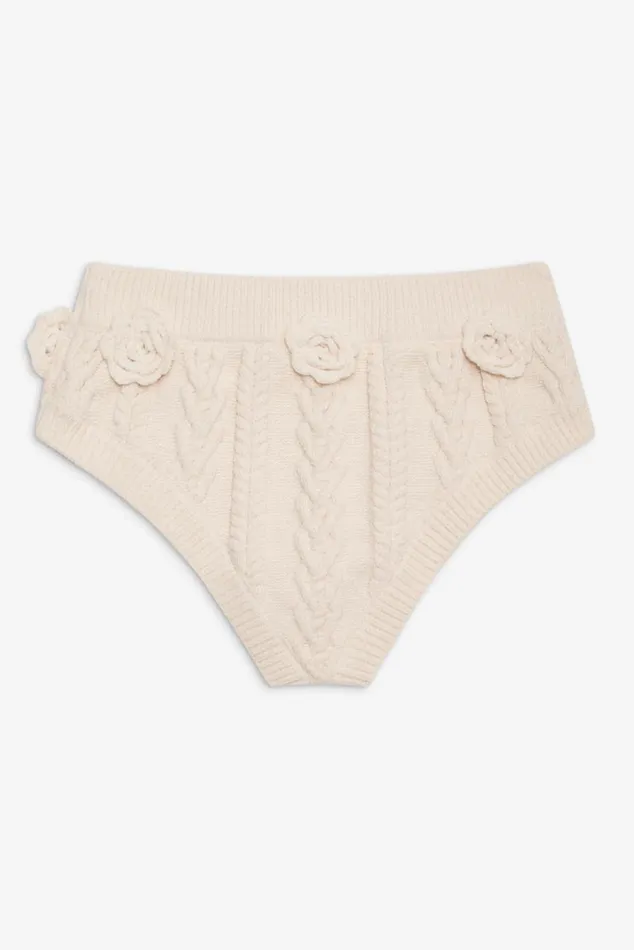 For Love and Lemons Knitwear Mel Knit Panty White 8211 Women