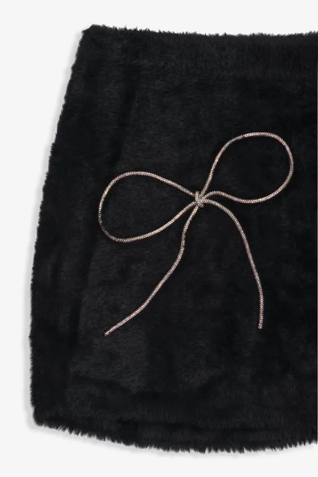 For Love and Lemons Knitwear Vivienne Mini Skirt Black 8211 Women For Love and Lemons Knitwear Vivienne Mini Skirt Black 8211 Women
