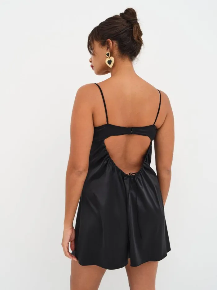 For Love and Lemons Lingerie Brie Slip Dress Black 8211 Women For Love and Lemons Lingerie Brie Slip Dress Black 8211 Women