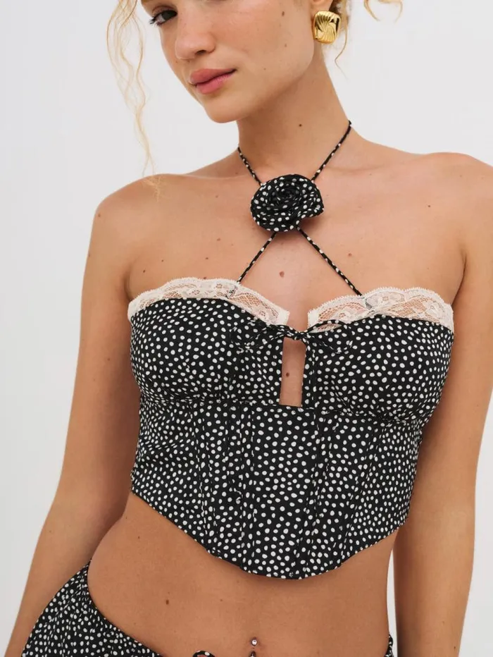 For Love and Lemons Lingerie Evangeline Bustier Black 8211 Women For Love and Lemons Lingerie Evangeline Bustier Black 8211 Women