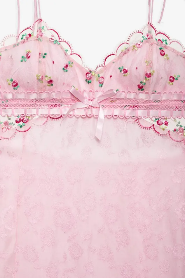 For Love and Lemons Lingerie Maisie Slip Dress Pink 8211 Women For Love and Lemons Lingerie Maisie Slip Dress Pink 8211 Women