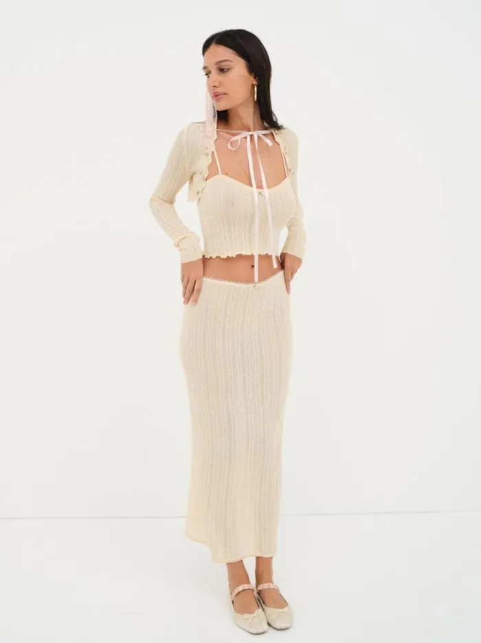 For Love and Lemons Lingerie Mydna Shrug Neutral 8211 Women