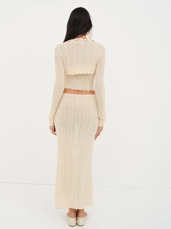 For Love and Lemons Lingerie Mydna Shrug Neutral 8211 Women