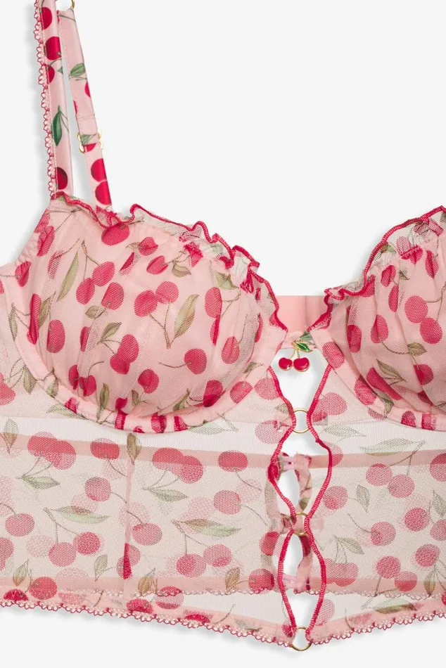 For Love and Lemons Lingerie Perrie Bustier Pink 8211 Women For Love and Lemons Lingerie Perrie Bustier Pink 8211 Women