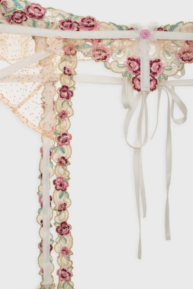For Love and Lemons Lingerie Siena Garter Belt White 8211 Women