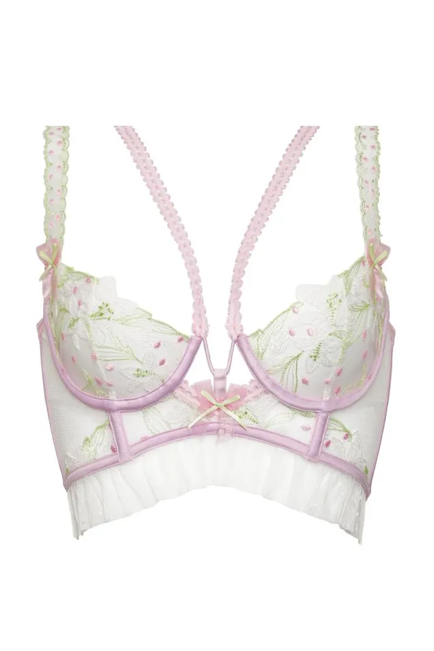 For Love and Lemons Lingerie Waterlilies Bustier Multi 8211 Women