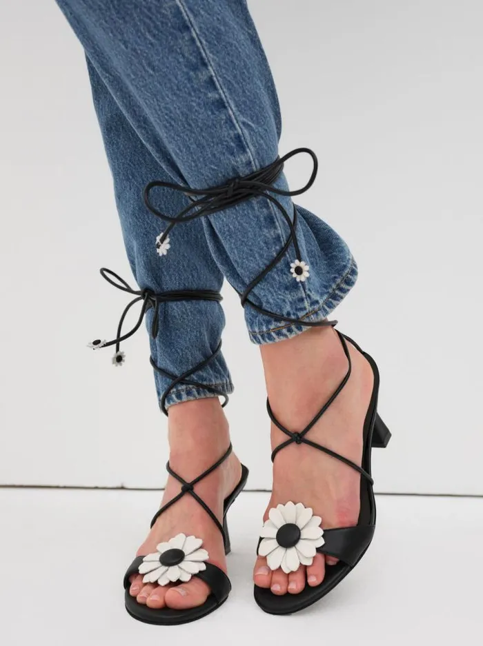 For Love and Lemons Shoes Daizy Heel Black 8211 Women