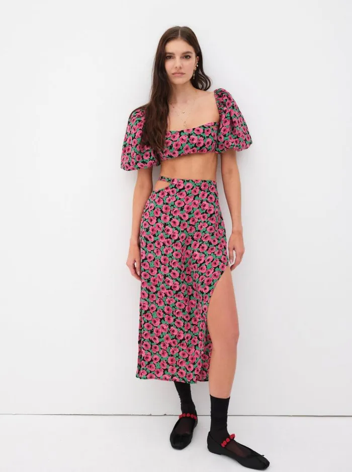 For Love and Lemons Tops Dolcetto Crop Top Red 8211 Women For Love and Lemons Tops Dolcetto Crop Top Red 8211 Women