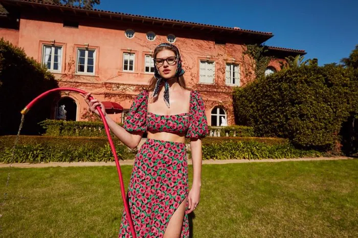 For Love and Lemons Tops Dolcetto Crop Top Red 8211 Women For Love and Lemons Tops Dolcetto Crop Top Red 8211 Women