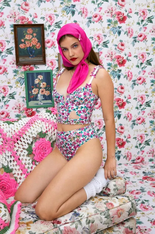 For Love and Lemons Tops Heart Bloom Bustier Pink 8211 Women