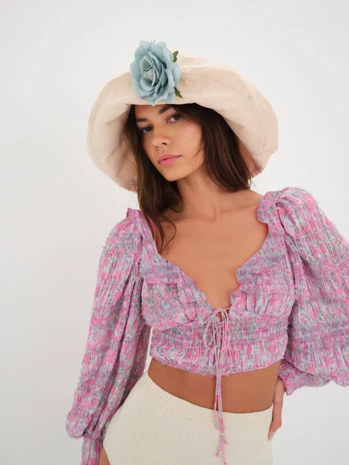 For Love and Lemons Tops Saylor Blouse Pink 8211 Women For Love and Lemons Tops Saylor Blouse Pink 8211 Women