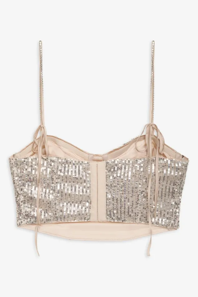 For Love and Lemons Tops Tia Top Silver 8211 Women For Love and Lemons Tops Tia Top Silver 8211 Women