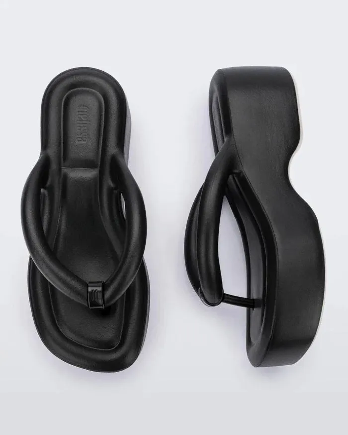 Free Platform Black Women Melissa Flip Flops