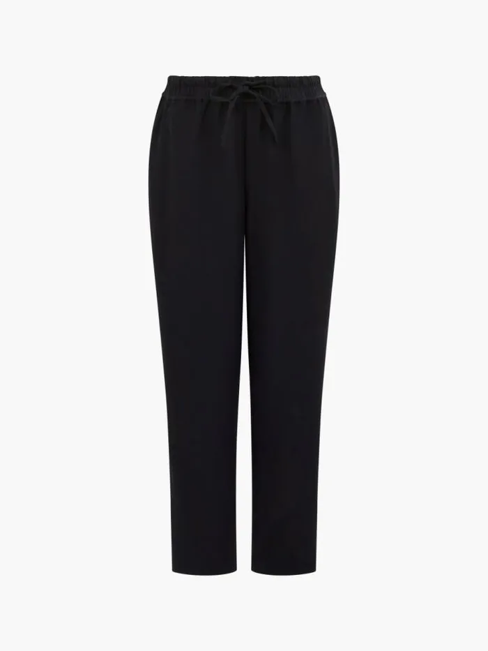 French Connection Bella Twill Trousers Black Women Trousers