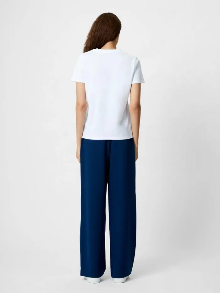 French Connection Lemon Embroidered TShirt White Women Tops
