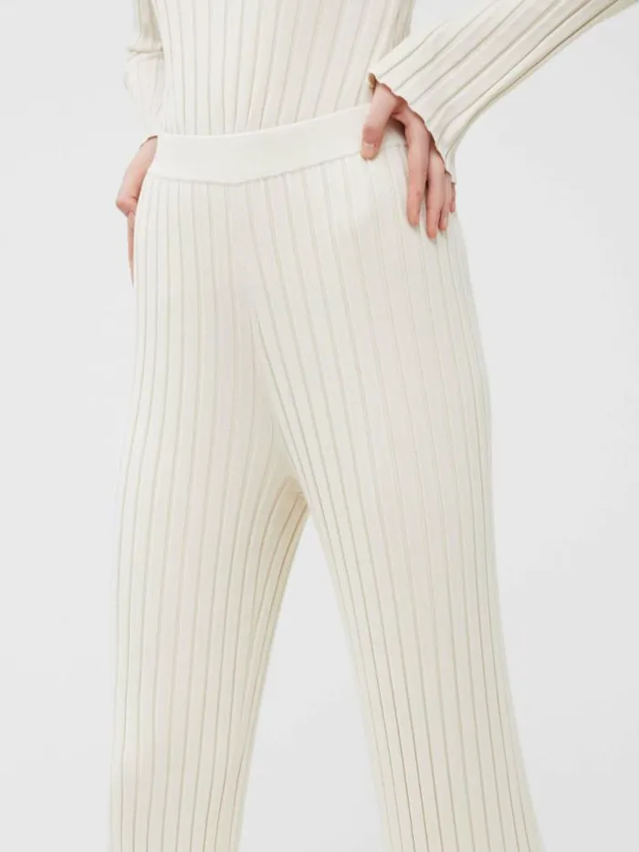 French Connection Minar Eco Pleated Trousers Classic Cream Women Trousers