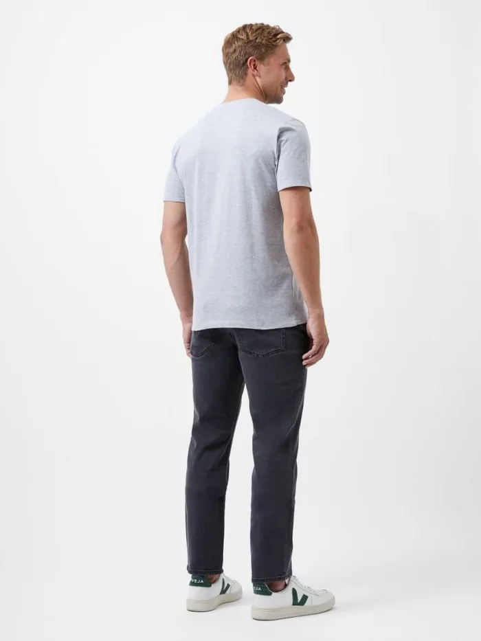 French Connection Organic Pocket TShirt Light Grey Mel Men TShirts and Polo Shirts
