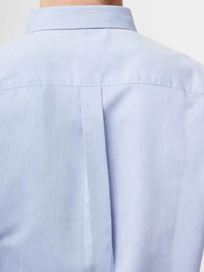 French Connection Regular Fit Button Down Oxford Shirt Light Blue Men Shirts